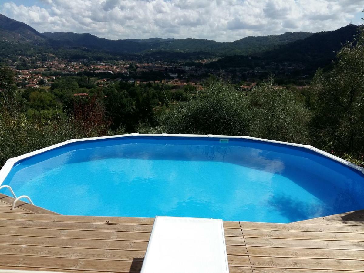 Valuable Rustic Tuscan Swimming Pool, Breathtaking View Of Camaiore Exterior foto